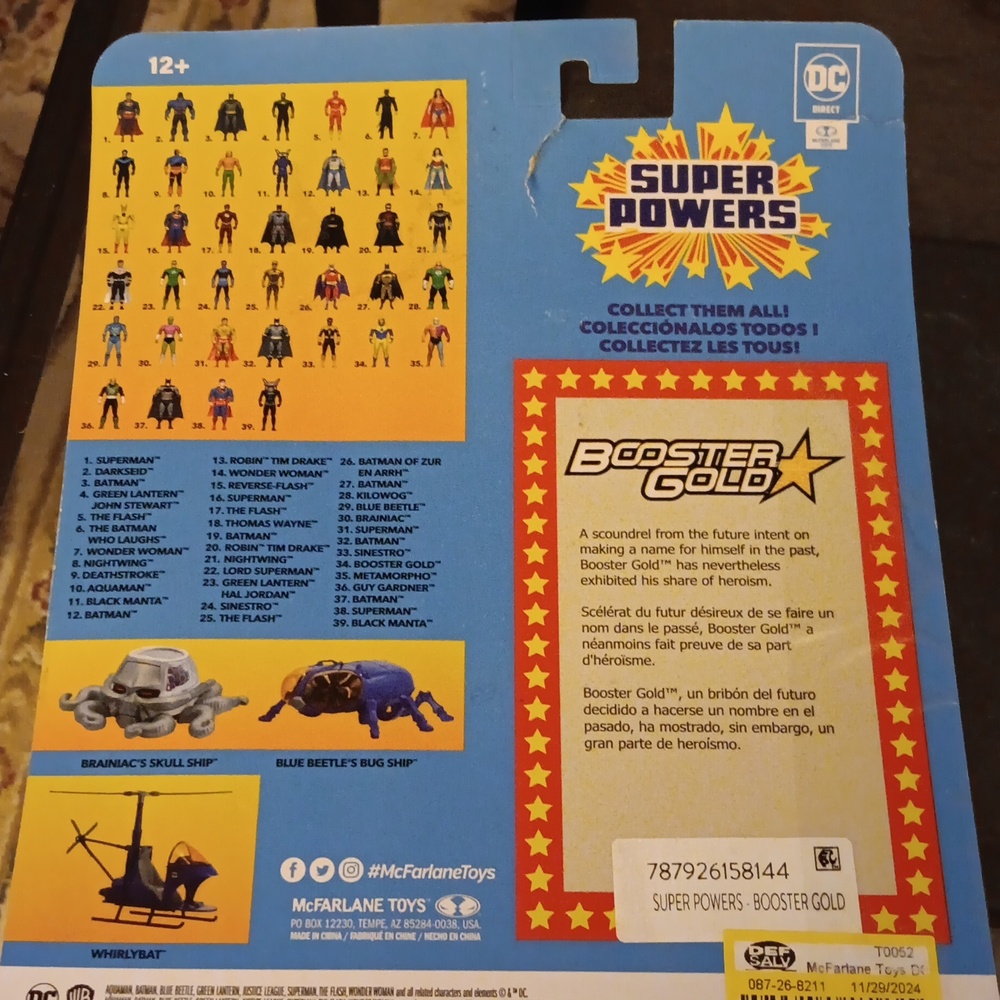 MCFARLANE TOYS BOOSTER GOLD DC SUPER POWERS FIGURE - Picture 4 of 4